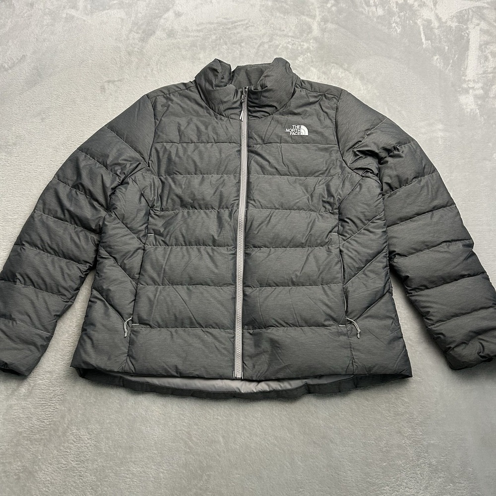 The North Face Minoqua Down Puffer Jacket Womens XL Gray NF0A55XB